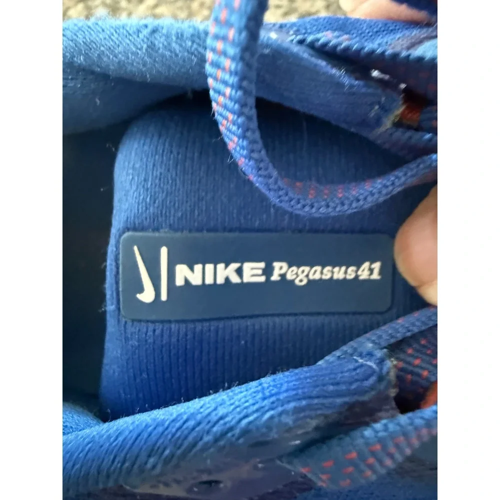 Nike Pegasus 41 Florida Gators Mens 7 Blue Orange FZ5113-400 Excellent Running